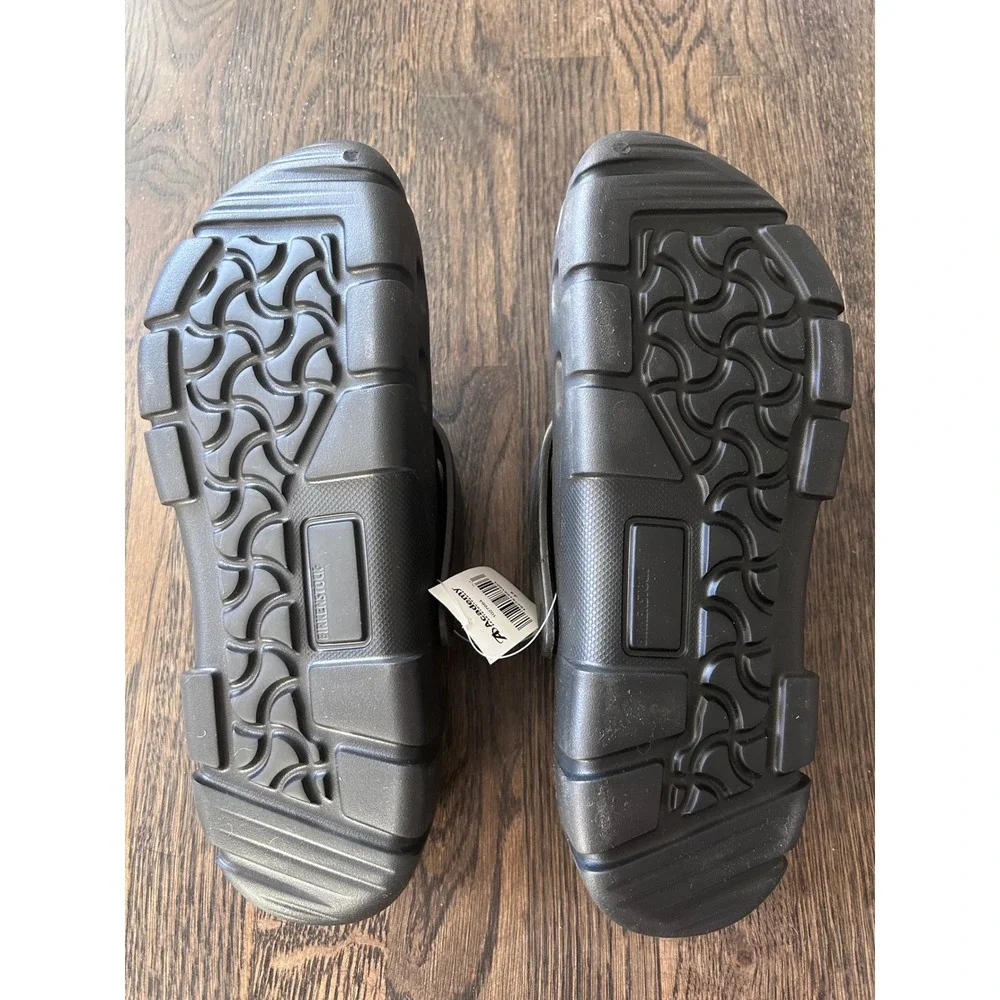 Birkenstock A640 Black Clogs Mens 11 Womens 13 Birki Work Shoes Slip Resistant